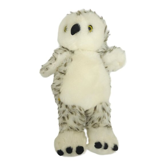Build A Bear Spotted Owl Hedwig Plush Rotating Head 15" Stuffed Animal Toy BABW - Picture 10 of 12